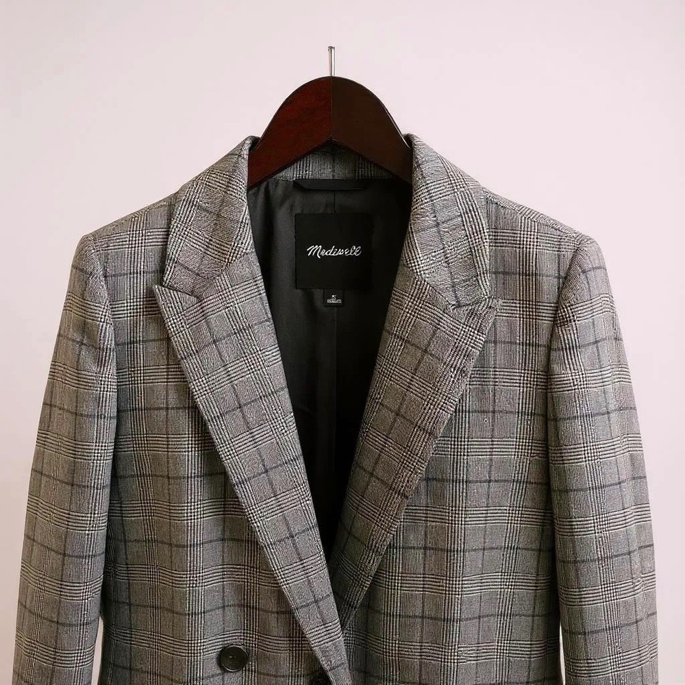 Madewell Caldwell Double-Breasted Blazer | Size 6